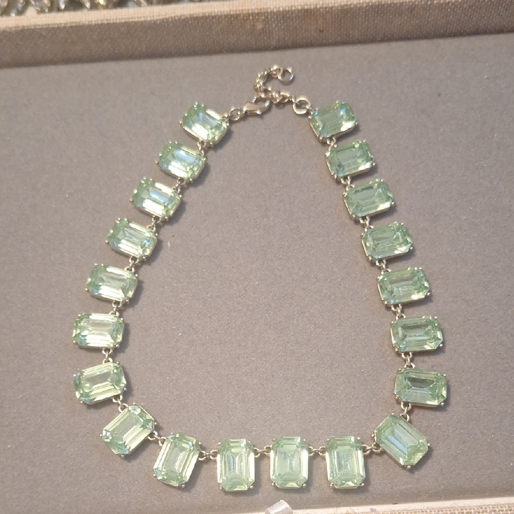 Elegant Chrysolite Mint Green Gemstone Necklace